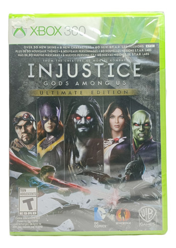 Injustice Gods Among Us Ultimate Dc Videojuego De Xbox 360 