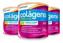 Comprar Suplemento Em Pó Maxinutri Colágeno Hidrolisado Pó Colágeno Hidrolisado 2 Em 1 Colágeno Colágeno Hidrolisado 2 Em 1 Sabor Amora Em Lata De 800g Pacote X 3 U