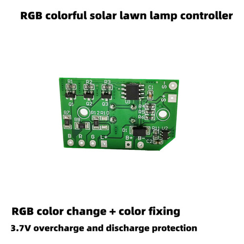 Placa De Circuito De Luz Solar Con Interruptor De 3,7 V, Con