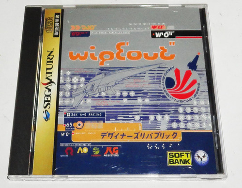 Wipeout Sega Saturn Original Completo Japon - Mg (Usado)