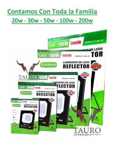 Imagen 3 de 9 de Reflector Led 200w Alta Potencia Exteriores Ultra Delgado