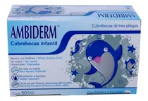 Comprar Cubrebocas Infantil Tricapa Plisado Ambiderm Caja\u002F50 Pz