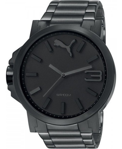 Relógio Yt/09-4 Puma Black - Pulseira Aço Top Oferta