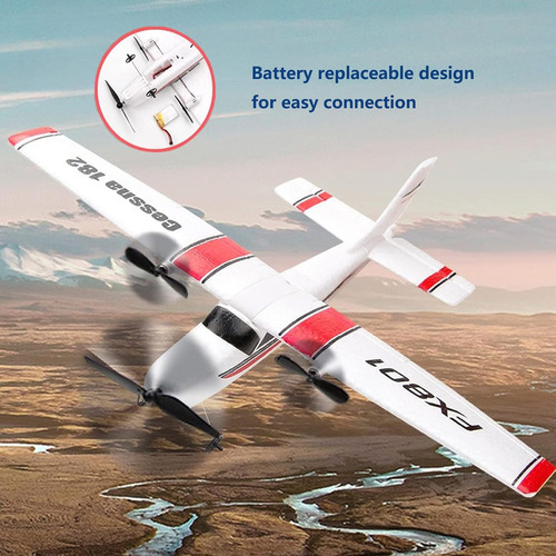 Control Remoto De Espuma Epp Rc Plane De 2.4 Ghz Y 2 Canales