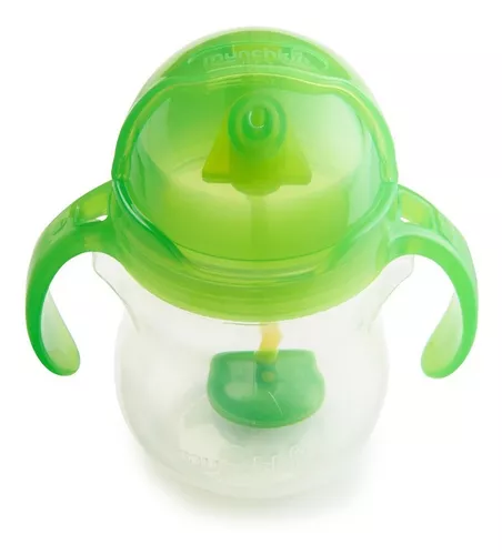 Vaso Entrenador Munchkin Pitillo Y Pesa Verde -B21712