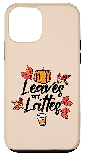 Funda Para iPhone 12 Mini Leaves Lattes Pumpkin Spice Fal-02