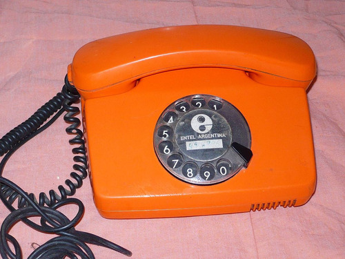Antiguo Telefono A Disco  Decoración