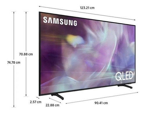 Imagen 4 de 6 de Smart Tv Samsung 55q60aag 55 Qled 4k