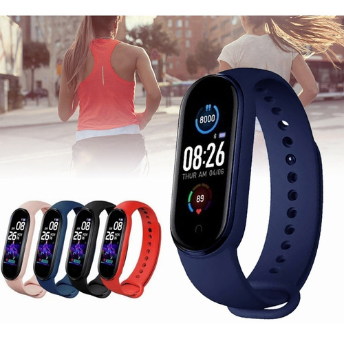 Reloj Smart Band M5 - Monitor Cardiaco - Calorias - Deportes