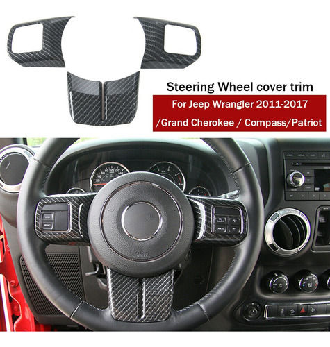 Moldura Decorativa De Volante De Fibra De Carbono Para Wrang