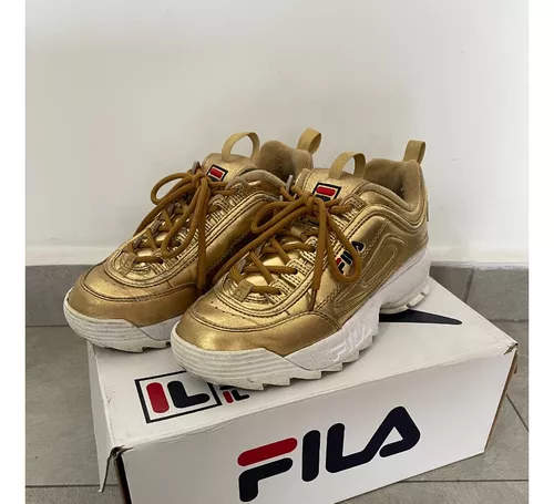 Fila Disruptor Dorada | MercadoLibre