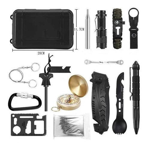 Imagen 2 de 2 de Kit Herramientas De Supervivencia Camping