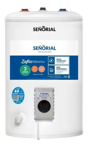 Termotanque Electrico Señorial 65 Litros Linea Zafiro