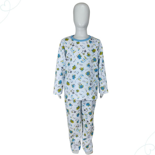 Pijama Infantil Inverno Soft Conjunto Longo Varias Cores