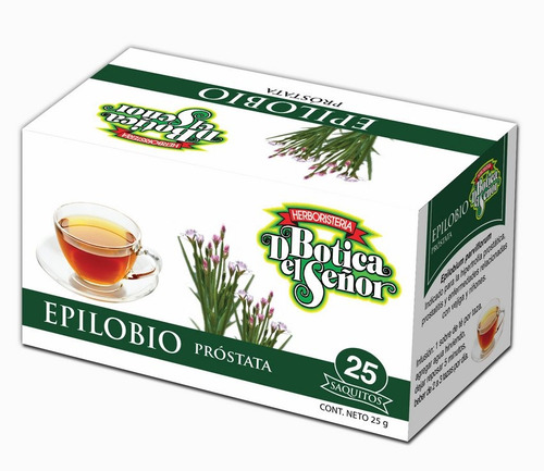 Pack De 2 Té De Epilobio Botica Del Señor 25 Saquitos