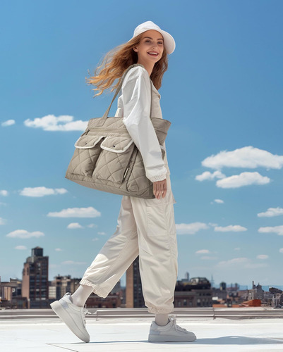 A Bolso De Mano Para Mujer, Bolso De Viaje Con Asa