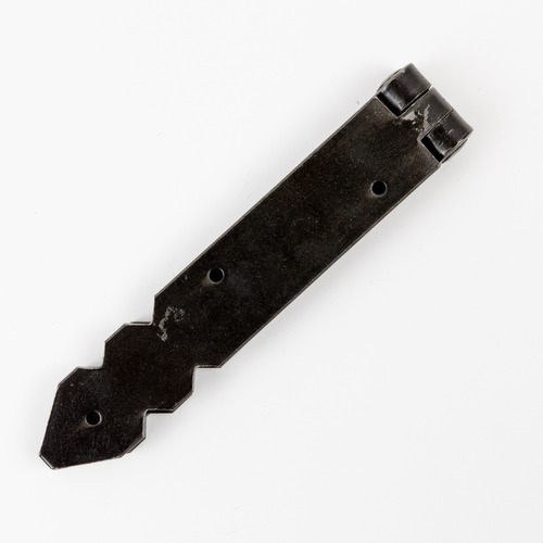 Alcayata Doble Hierro Negra 25cm