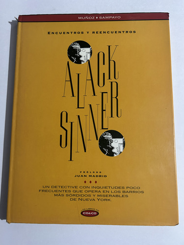 Libro Alack Sinner - Sampayo - Tapa Dura - Cómic
