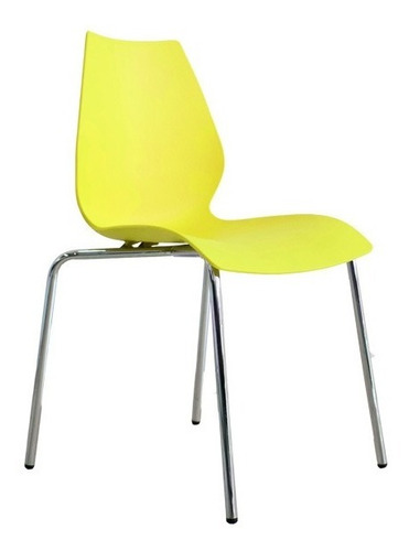 Silla Espera Apilable Cromada Fija W-605 Varios Colores ¡¡¡