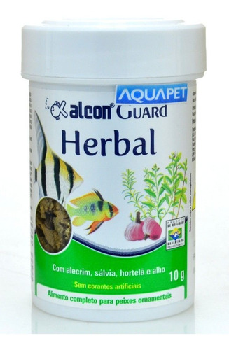 Ração Para Peixe Alcon Guard Herbal 10g 