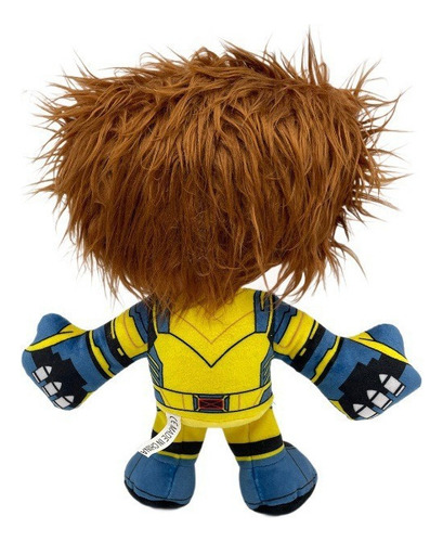Cb 2 Peças - Deadpool Com Lobo De Aço Dourado De Pelúcia 25