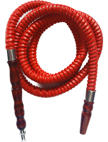 Manguera Para Shisha Hookah Narguile 1.3 M Roja Rojo
