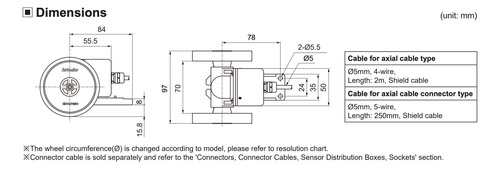 Encoder Rotativo Incremental. Autonics - Modelo: Enc11t24