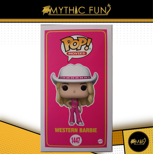Funko Pop Barbie The Movie - Western Barbie 1447 (Usado)