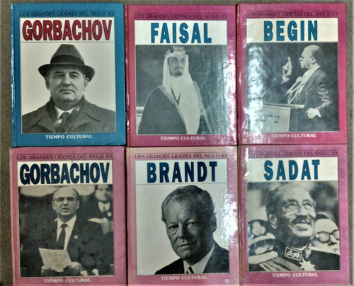 Los Grandes Líderes Del Siglo Xx - Tiempo Cultural 17 Libros (Usado)
