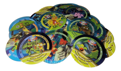 Tazos Pokémon Traslúcidos