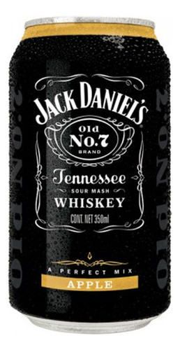 Bebida Preparada Jack Daniels Apple Lata 350 Ml