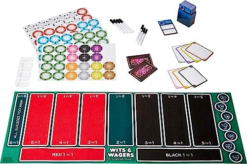 Mattel Games Wits & Wagers Juego De Mesa Vegas Edition, Jueg