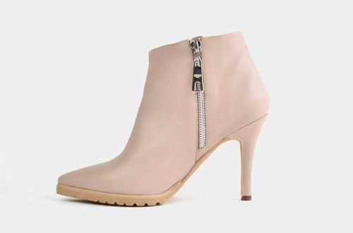 Imagen 8 de 10 de Botas Botinetas De Mujer De Cuero Serpentina - Ferraro -