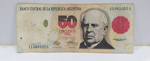 Billete 50 Pesos Convertibles 1er Diseño 1992 Bottero 3062