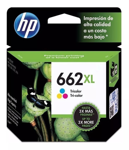 Cartucho Hp 662 Xl 662xl Color Cz106al Original 2515 2545