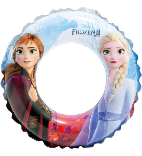 Aro Flotador Intex Frozen Ll 51cm Para Niñas De 3 A 6 Años 