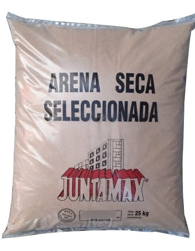 Arena Seca Seleccionada Juntamax X 25 Kg.