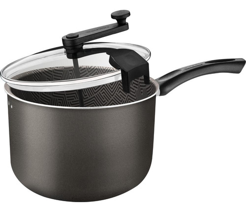 Pipoqueira Paris 4,8 L 22 Cm Antiaderente Tramontina Chumbo