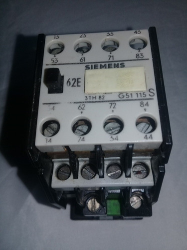 Relé Siemens 44e. 3th82-44-oa De 10amp Y 110 Volt.