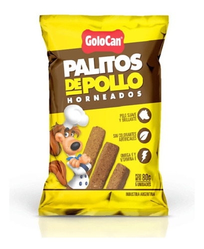 Golocan Snack Palitos Pollo Horneados X80gs X 5unid