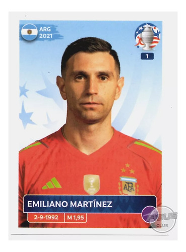 Figurita Copa America Usa 2024  - Arg 3 Emiliano Martinez