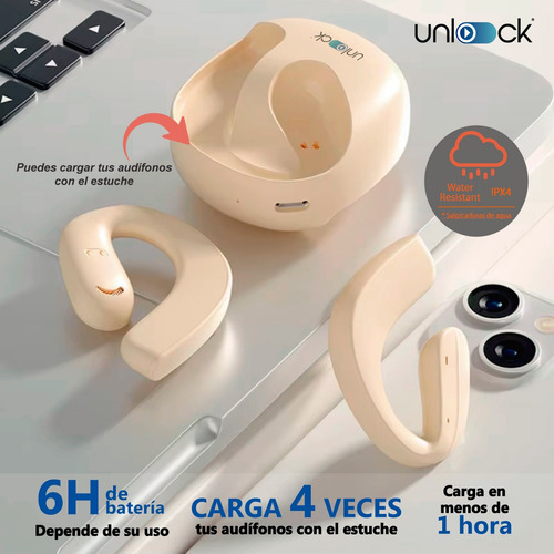 Auriculares Inalámbricos Audífonos Bluetooth 12hrs Estuche