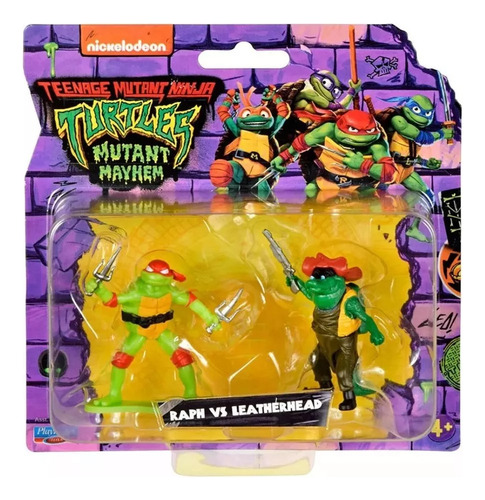 Tortugas Ninja Caos Mutante Pack X2 Mini Figuras + Acc 83310