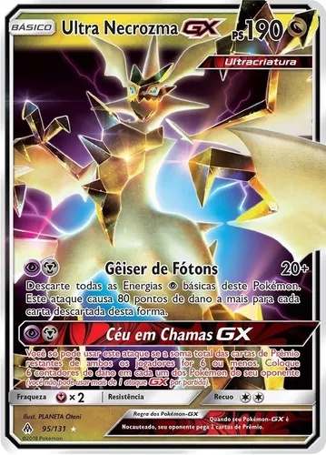 Carta Pokemon Rayquaza Gx (109/168) Lendário Dragão