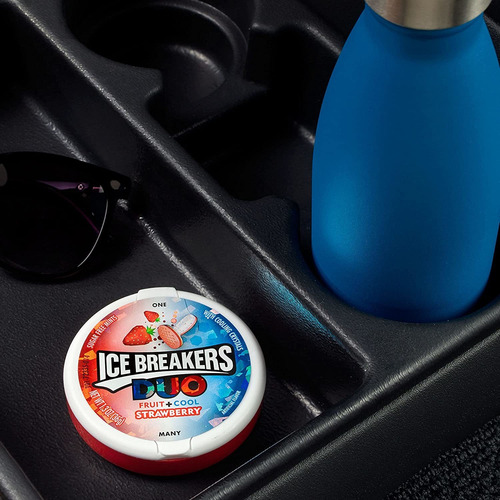 Ice Breakers Duo Mentas Para El Aliento Sin AzĂșcar Con Sabor