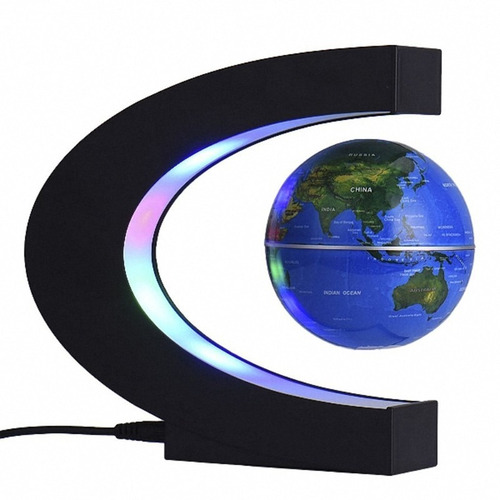 Imagem 2 de 4 de Globo Terrestre Magnetico Flutuante Giratorio Anti Gravidade