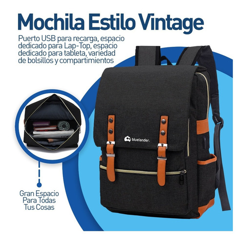 10 Mochilas Antirrobo Para Laptop Impermeable Puerto Usb