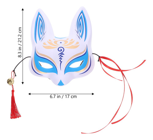 Cosplay Blossom Fox Face Para Mask M Cherry Sakura Half
