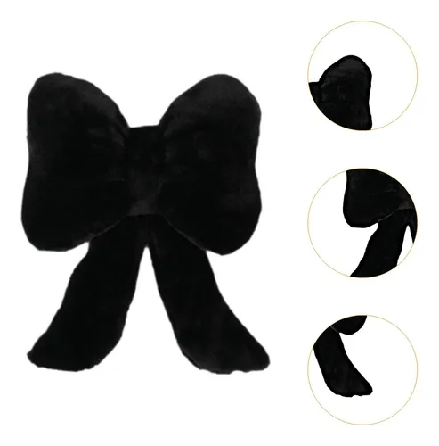 Cojín Para El Cuello, Reposacabezas Para Mujer, Felpa Negro