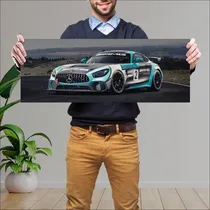 Comprar Cuadro 30x80cm Auto 2017 Mercedes Amg Gt4 Auto 817